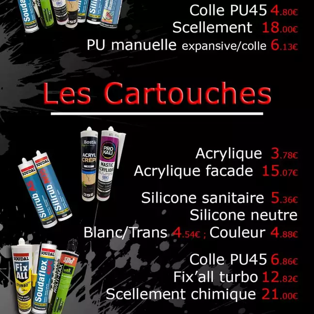 les produits Visuel